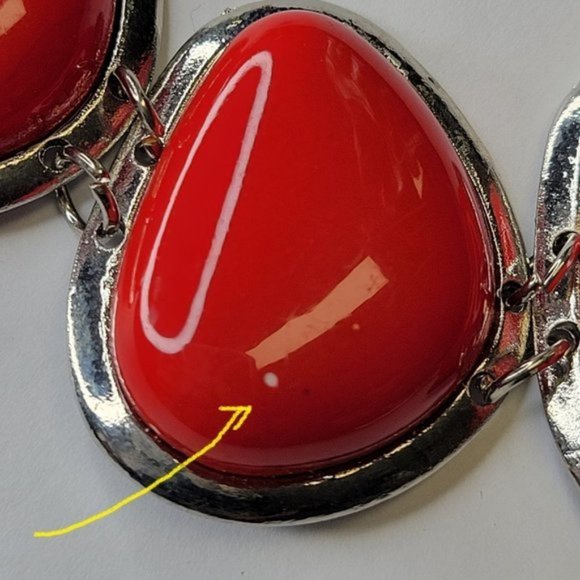 Red Toggle Bracelet - Picture 10 of 11